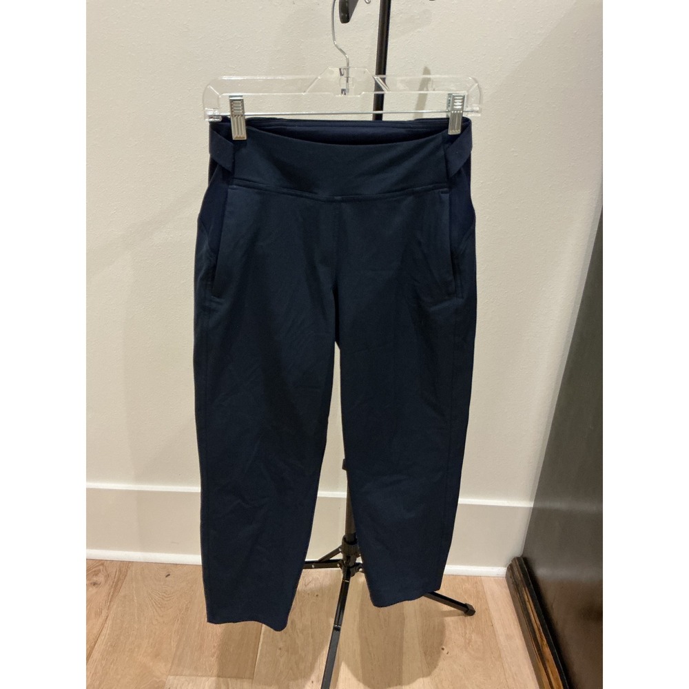 Lululemon On the Fly 7/8 Crop Pant True Navy Luxtreme LW6CP3S Size 4
